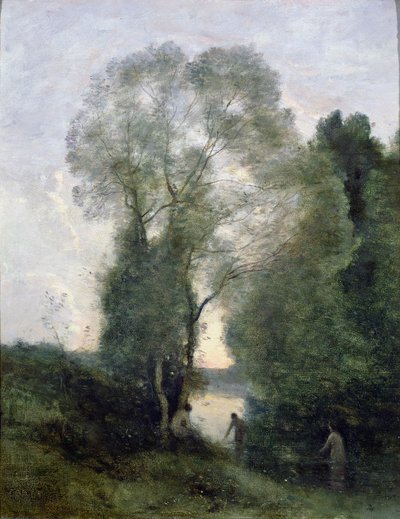 Las Bañistas de Jean Baptiste Camille Corot